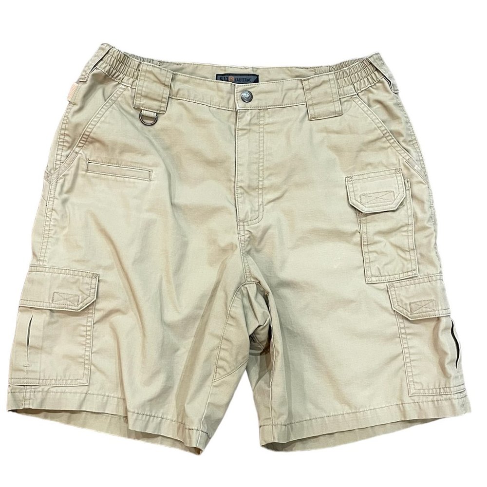 Men's 5.11 Tactical Khaki Cargo Shorts‎ Size 34